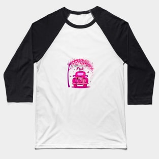 In October We Wear Pink - Breast Cancer Survivor Support Baseball T-Shirt